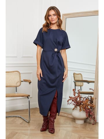 Joséfine Sukienka "Orgeval" w kolorze granatowym