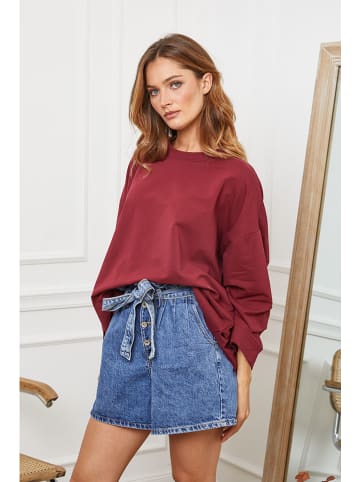 Joséfine Longsleeve "Paladium" in Bordeaux
