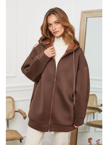 Joséfine Hoodie "Patou" in Braun