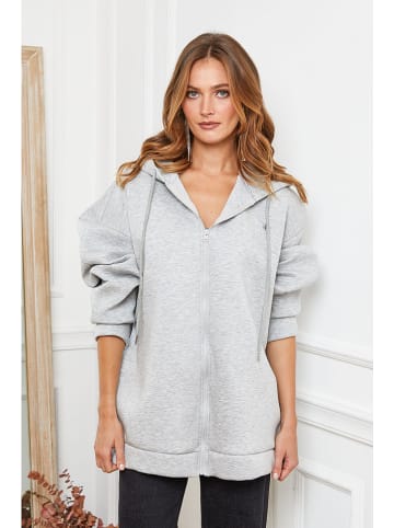 Joséfine Hoodie "Patou" lichtgrijs