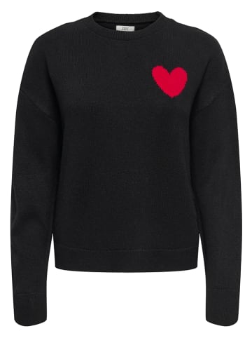 JDY Sweter w kolorze czarnym