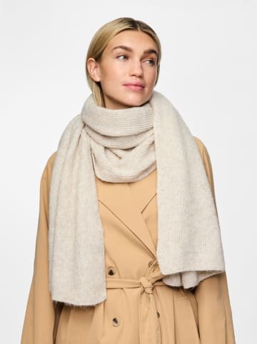 Pieces Schal in Creme