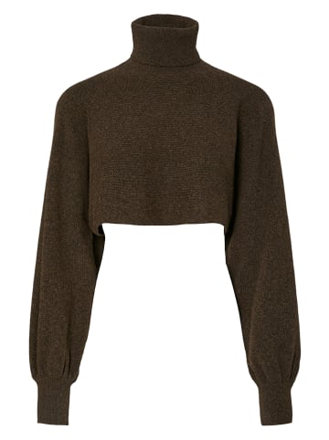 Pieces Rollkragenpullover in Khaki