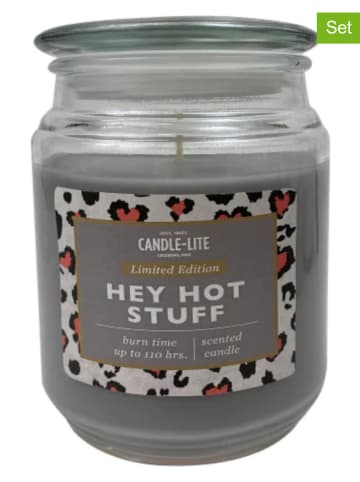 CANDLE-LITE 2er-Set: Duftkerzen "Hey Hot Stuff" - je 510 g