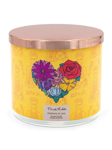 Frida Kahlo Duftkerze "Essence Of Life'' in Gelb - 400 g