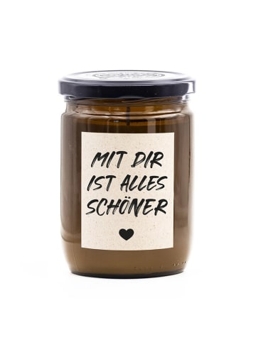 Mad Candle Duftkerze "Mit Dir ist alles schöner" in Braun - 360 g