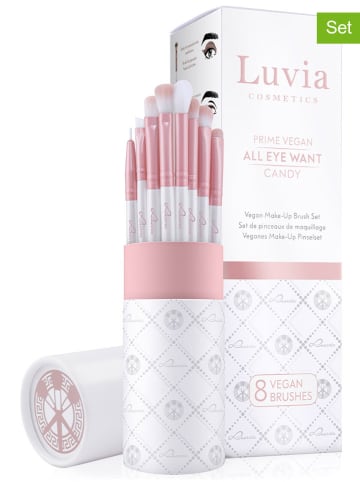 Luvia Cosmetics 8-częściowy zestaw "All Eye Want" w kolorze jasnoróżowym