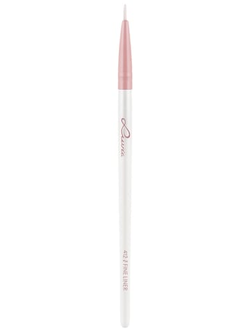 Luvia Cosmetics Pędzel do eyelinera "415 Fine Liner" w kolorze jasnoróżowo-białym