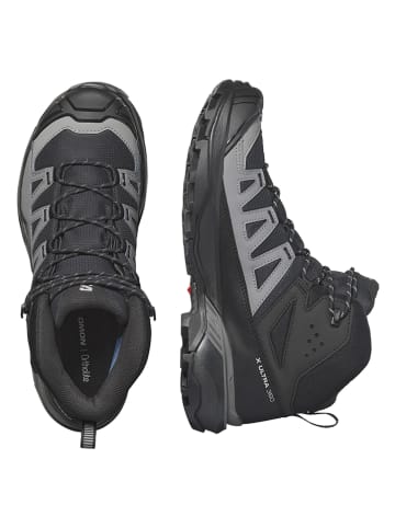 SALOMON Botki trekkingowe "X Ultra 360 MID GTX" w kolorze szaro-czarnym
