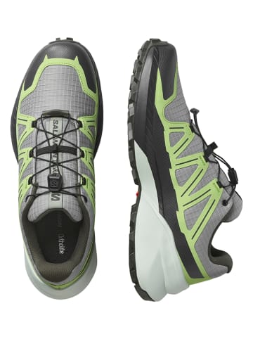 SALOMON Trailrunningschuhe "Speedcross Peak" in Grau/ Grün