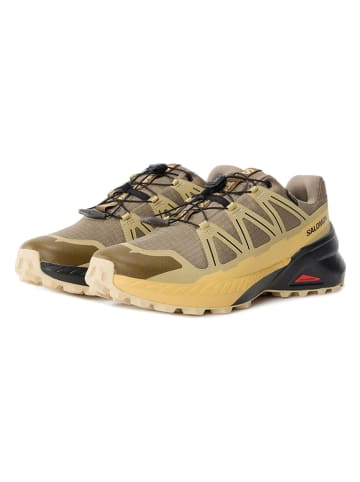 SALOMON Buty "Speedcross Peak GTX" w kolorze beżowo-jasnobrązowym do biegania
