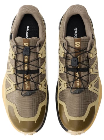 SALOMON Buty "Speedcross Peak GTX" w kolorze beżowo-jasnobrązowym do biegania