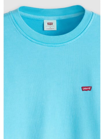 Levi's Sweatshirt turquoise/wit