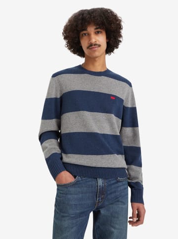 Levi's Pullover in Dunkelblau/ Grau