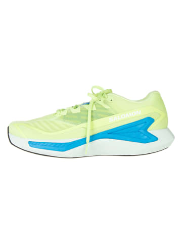 SALOMON Buty "DRX Bliss 2" w kolorze limonkowo-błękitnym do biegania