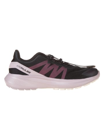SALOMON Buty "Hypulse" w kolorze czarno-fioletowym do biegania