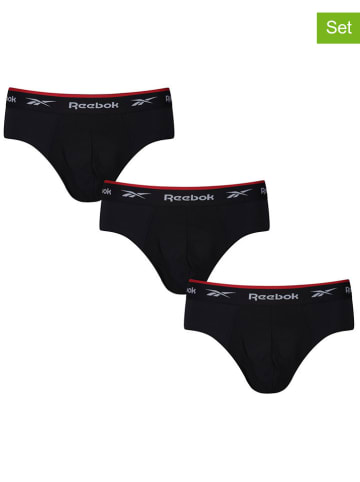 Reebok Slipy (3 pary) "Wiggins" w kolorze czarnym