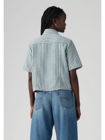 Levi's Blouse blauw/wit