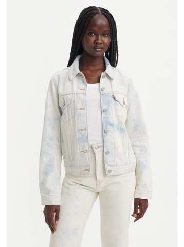 Levi's Jeansjacke in Hellblau/ Weiß