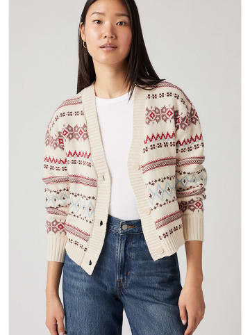 Levi's Cardigan in Creme/ Lila
