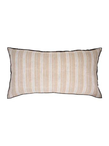 PAD Concept Kissenhülle "Toile" in Beige/ Hellblau