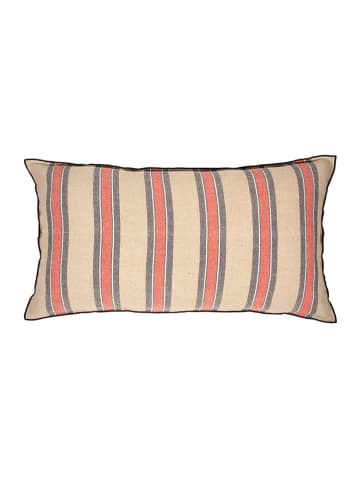 PAD Concept Kissenhülle "Toile" in Beige/ Rot