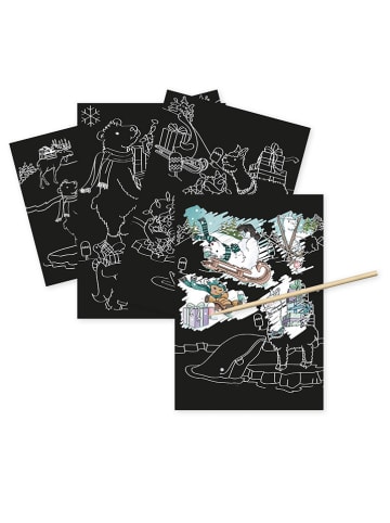 Lutz Mauder Kratzbilder "TapirElla Winterzauber" - ab 3 Jahren