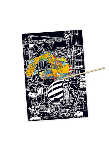 Lutz Mauder Kratzbilder "Baustelle" - ab 3 Jahren