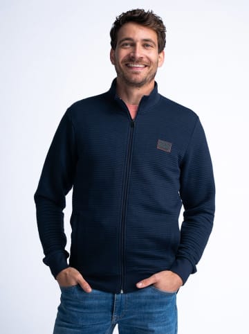 Petrol Industries Sweatjacke in Dunkelblau