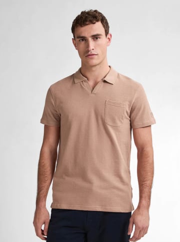 Petrol Poloshirt "Driftwoodview" in Lachs