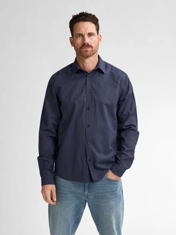 Petrol Blouse "Tealline" donkerblauw