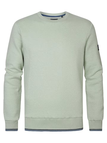 Petrol Sweatshirt "Seaviewstone" mintgroen
