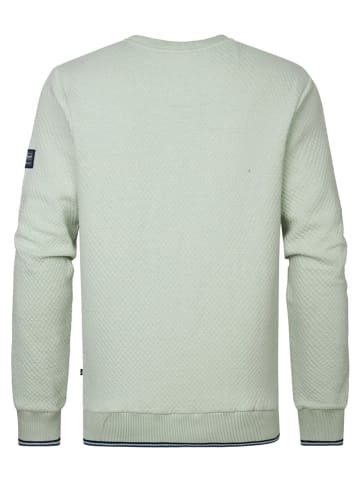 Petrol Sweatshirt "Seaviewstone" mintgroen