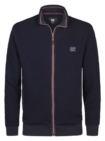 Petrol Sweatjacke in Dunkelblau
