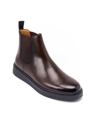 British Passport Leren chelseaboots bruin