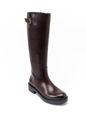 British Passport Leren laarzen bruin