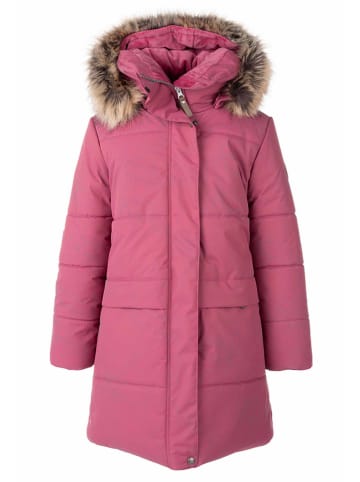 LENNE Płaszcz zimowy "Dora" w kolorze różowym