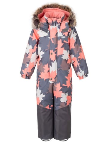 LENNE Winteroverall "Dex" in Grau/ Rosa