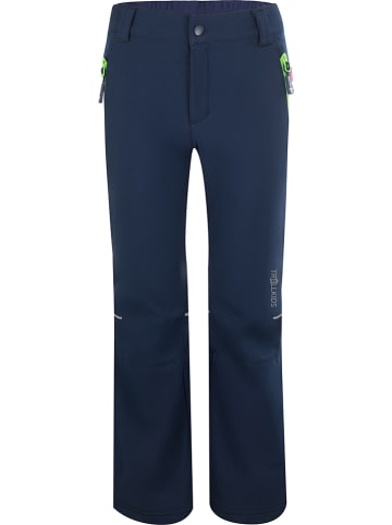 Trollkids Softshellhose "Hemsedal" in Blau/ Grün