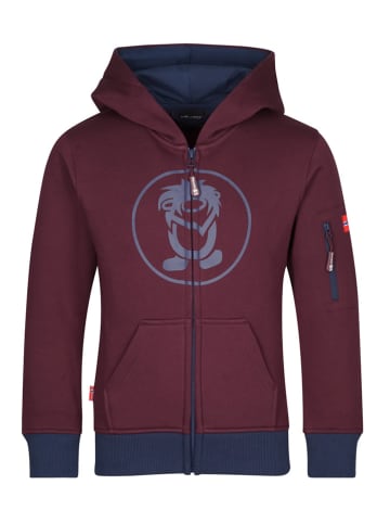Trollkids Sweatjacke "Sortland" in Rot
