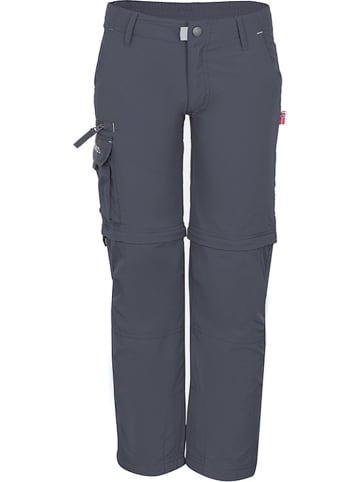 Trollkids Zipp-Off-Trekkinghose "Oppland" - Regular fit - in Anthrazit
