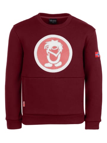 Trollkids Sweatshirt "Trolltunga" in Rot