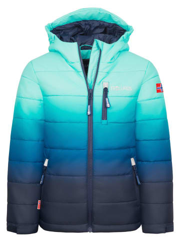Trollkids Ski-/ Snowboardjacke "Hemsedal" in Türkis/ Dunkelblau