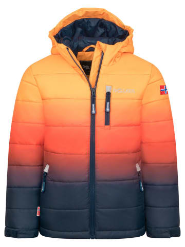 Trollkids Ski-/ Snowboardjacke "Hemsedal" in Orange/ Schwarz