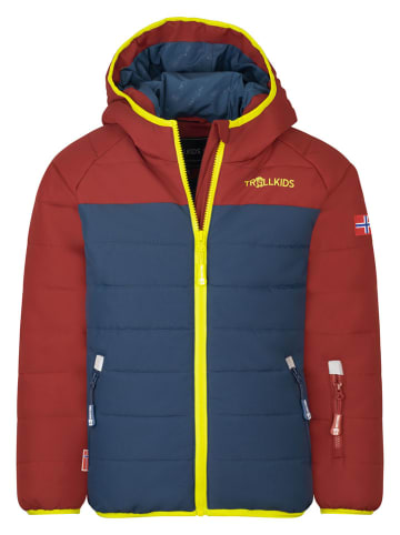 Trollkids Ski-/ Snowboardjacke "Hafjell" in Rot/ Blau