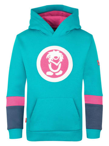Trollkids Hoddie "Troll"  in Türkis