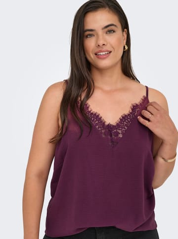 ONLY Top w kolorze fioletowym