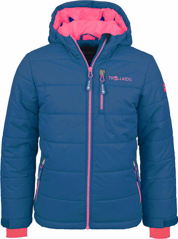 Trollkids Ski-/ Snowboardjacke "Hemsedal" in Blau/ Pink