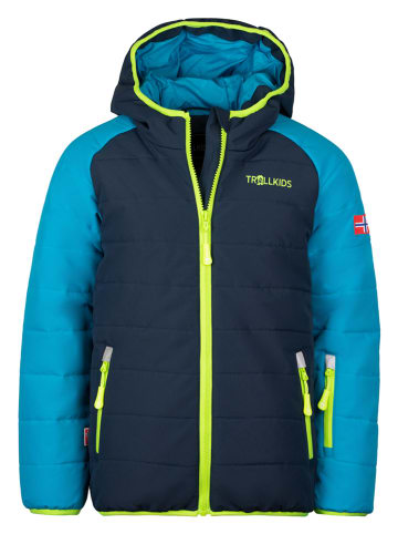 Trollkids Ski-/ Snowboardjacke "Hafjell Pro" in Dunkelblau