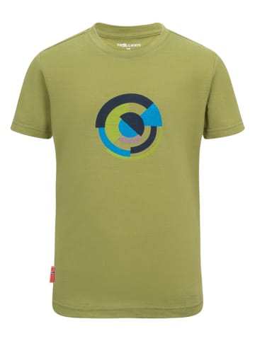 Trollkids Funktionsshirt "Sandefjord T XT" in Khaki